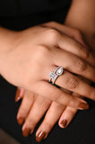 Silver Dual Glam Ring