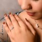 Silver Zuri Zig Ring
