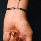Aadhya Triple Sparkle Silver Mangalsutra Bracelet