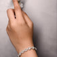 Silver Elegant Teardrop Bracelet