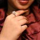 Sitara Oval Moissanite Ring