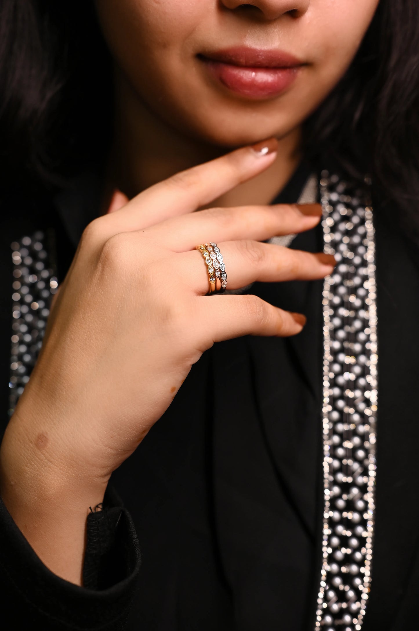 Trinity Sparkle Ring