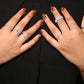 Silver Luxe Baguette Band