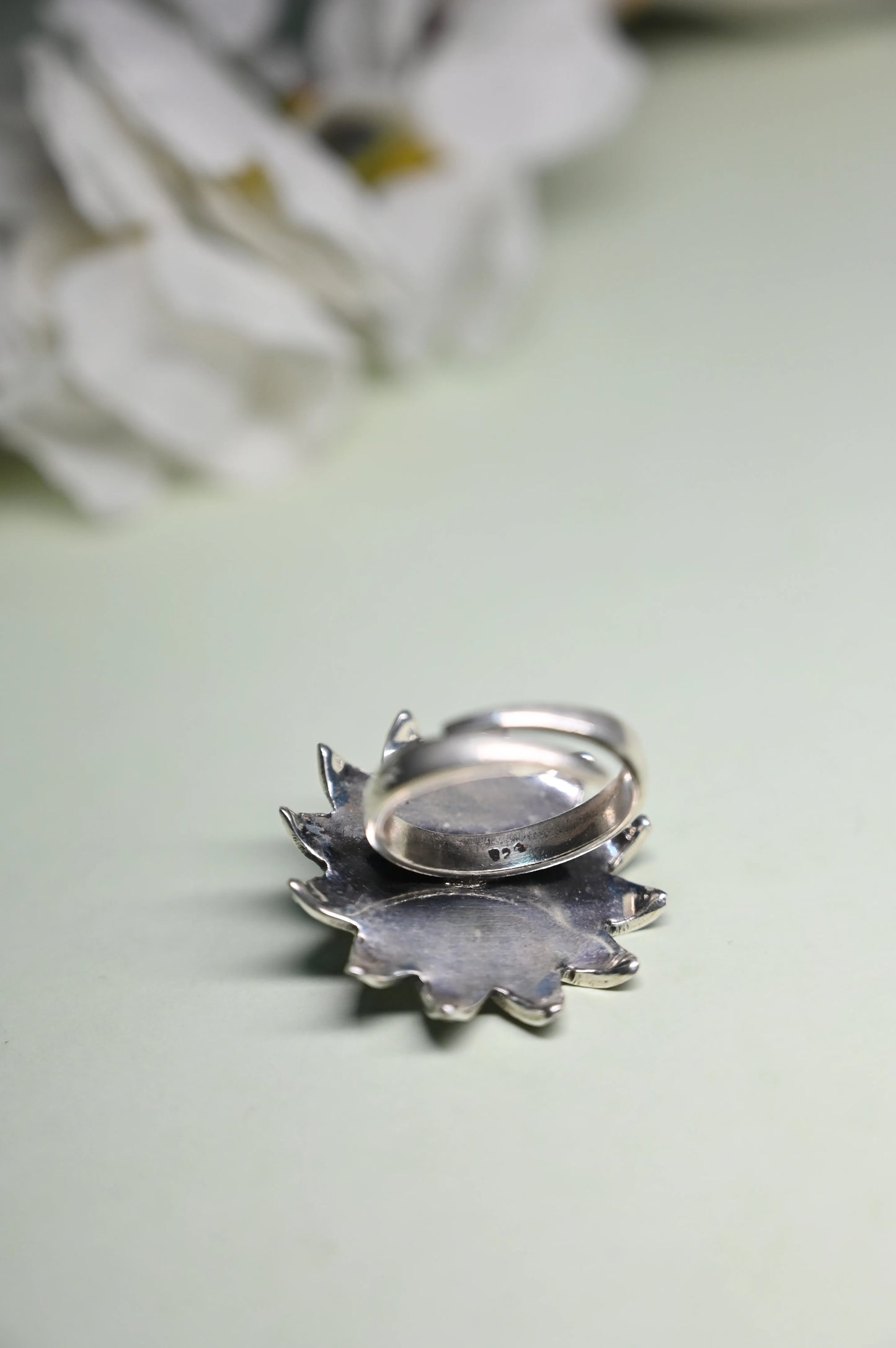 Anokhi Pink Flower Ring
