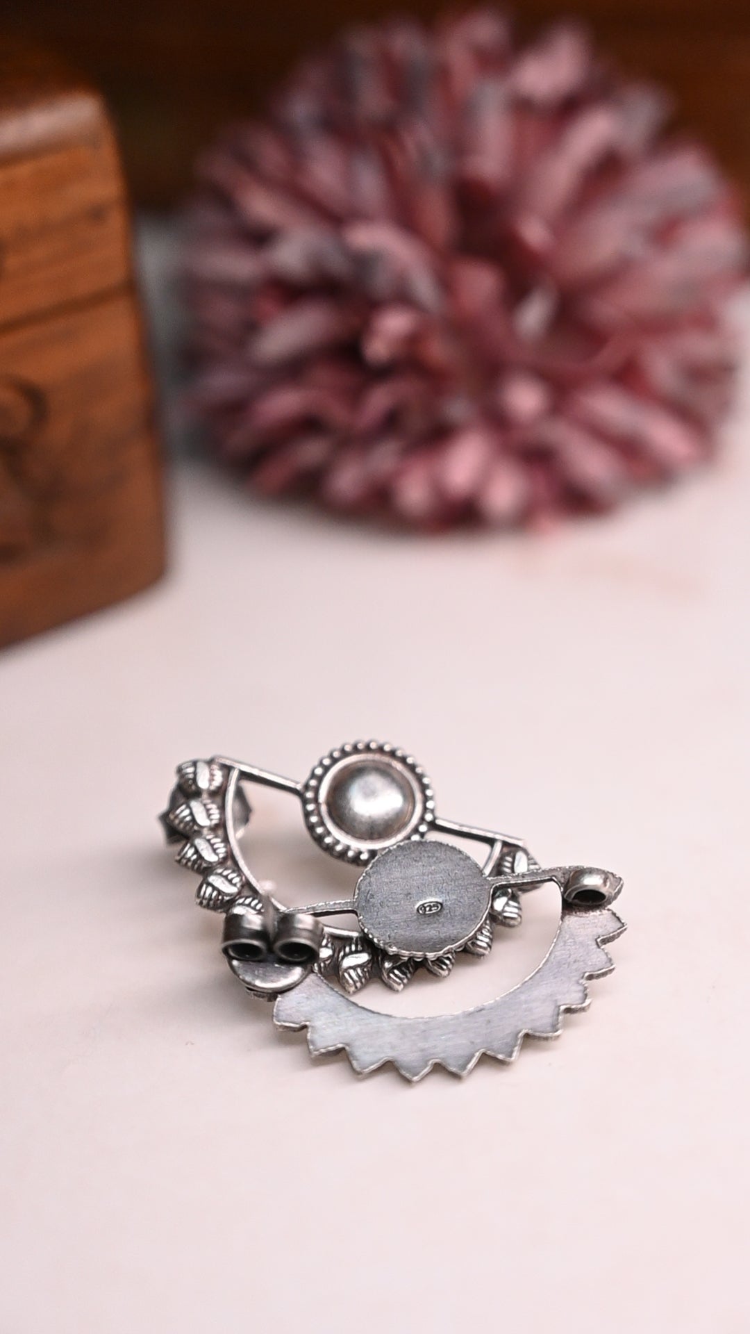 Anokhi Tribal Half-Moon Earrings

