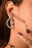 Anokhi Tribal Half-Moon Earrings
