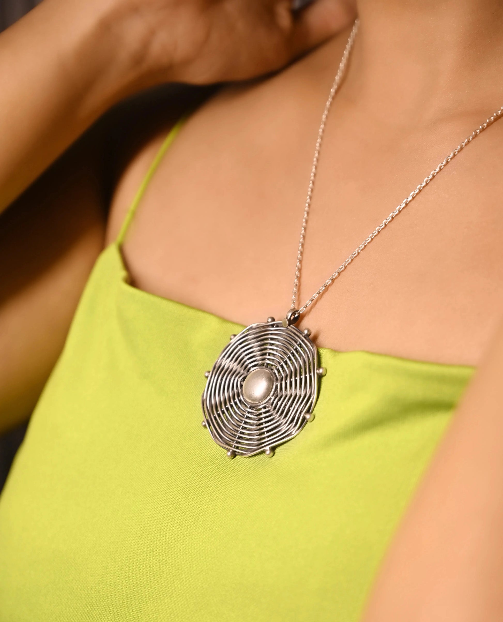 Aadhya Wire Concentric Necklace
