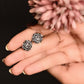 Aadhya Swirling Rose Studs