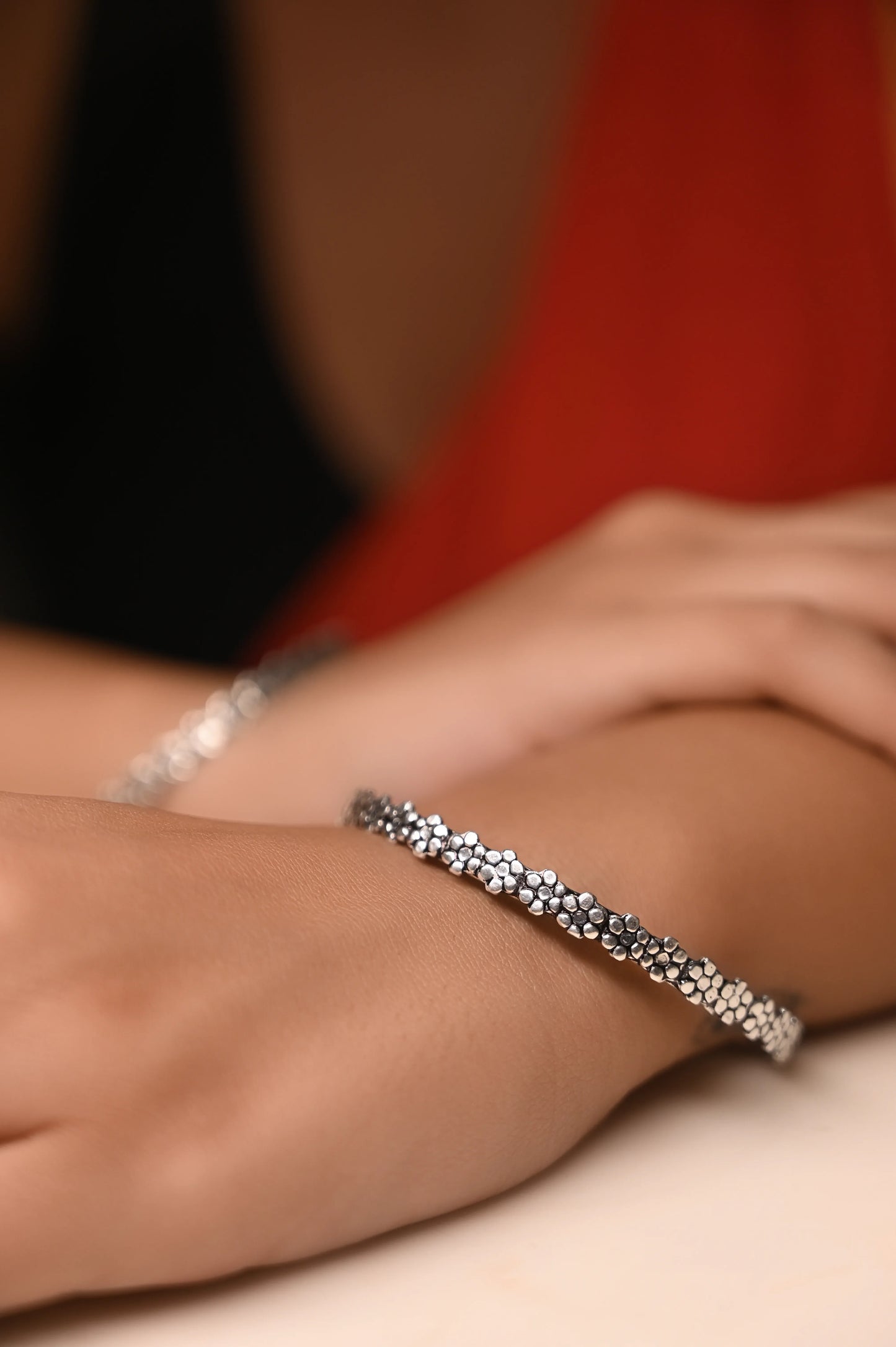 Aadhya Flower Sequence Bangle