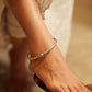 Aadhya Textured Mesh Ankle Kada