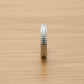 Silver Ripple Coil Band