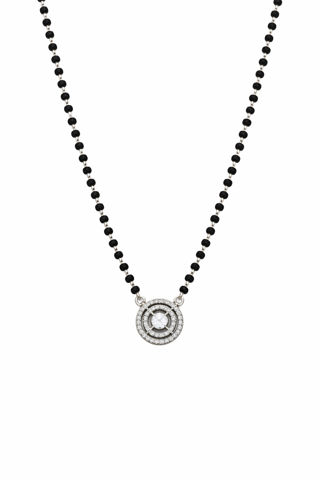 Silver Twilight Spiral Mangalsutra