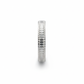 Silver Ripple Coil Band