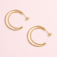 Aadhya Moon Curve Hoops