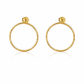 Classic Textured Circle Studs