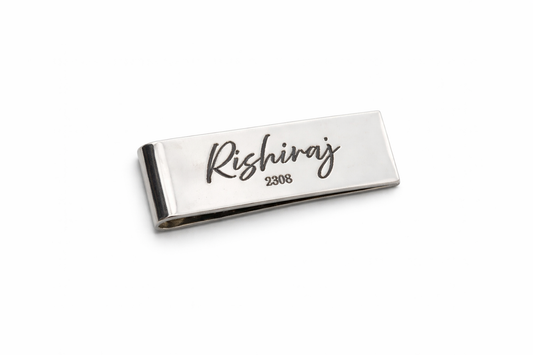 Classic Personalized Engraved Money Clip