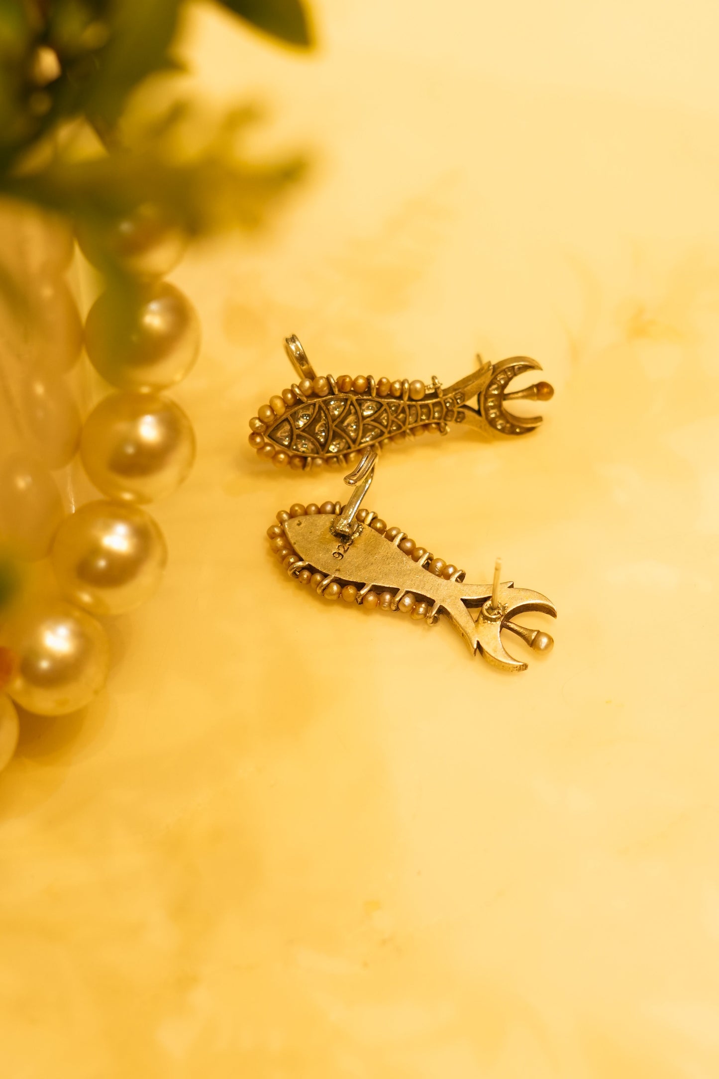 Lustre Matsya Pearl Grace Necklace Set