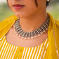 Virasat Intricate Jali Pearl Drop Choker