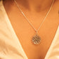 Lustre Flower Twinkling Necklace Set