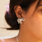 Aadhya Haathi Carved Stud Earring