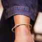 Aadhya Textured Ball Ankle Kada