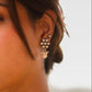 Virasat Floral Pearl Drop Earring