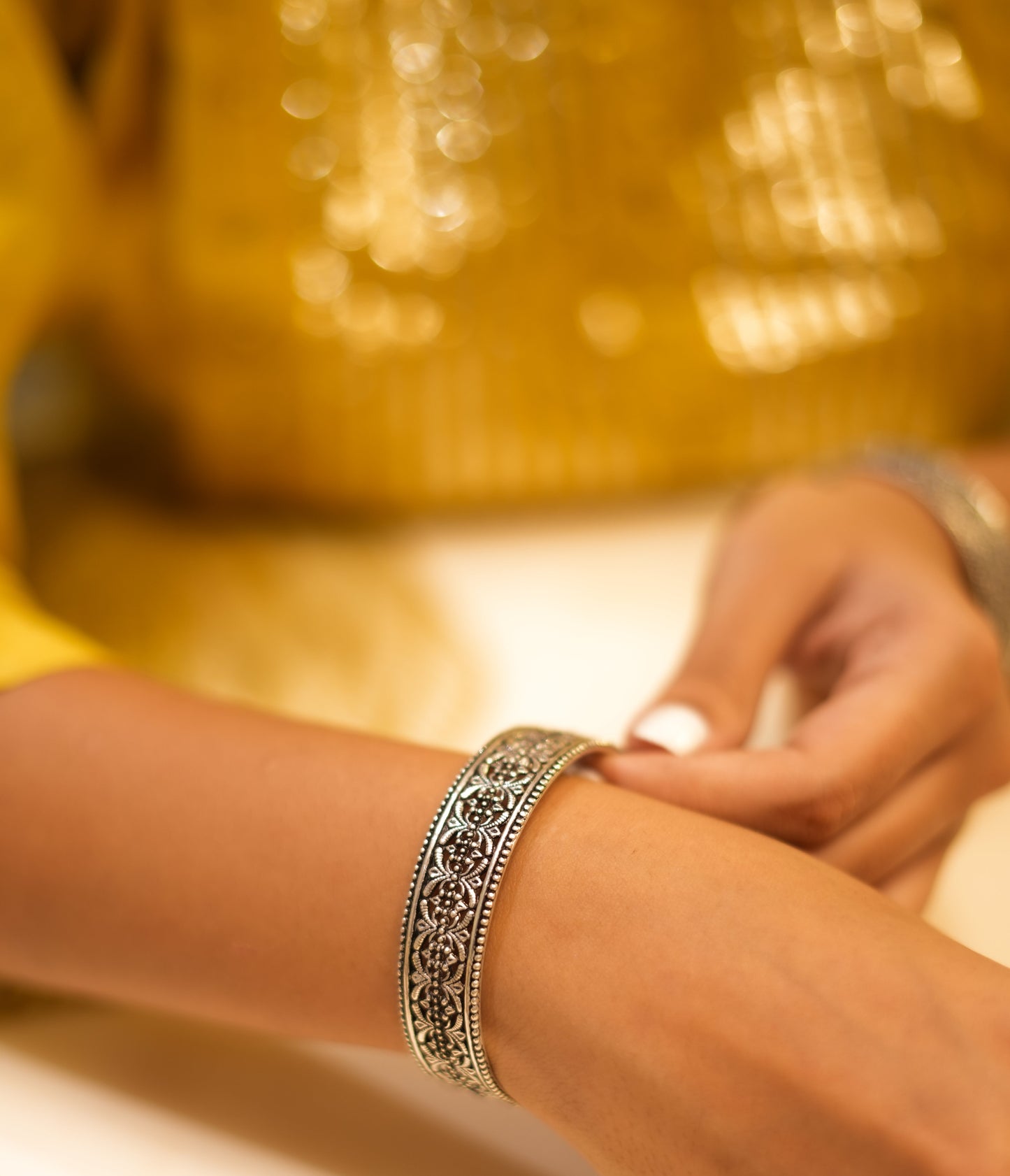 Anokhi Intricate Sequence Jali  Bangle