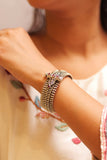 Aadhya Classic Woven Silver Kada