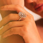 Lustre Flower Twinkling Ring
