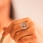 Lustre Flower Twinkling Ring