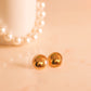 Aadhya Classic Matte Studs – Gold