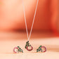 Essence Graceful Peacock Kundan Necklace Set
