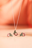 Essence Graceful Peacock Kundan Necklace Set