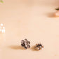 Ruh Embossed Flower Earrings