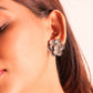 Ruh Embossed Flower Earrings