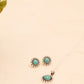 Aadhya Jadau Turquoise Necklace Set