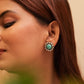 Aadhya Jadau Turquoise Studs