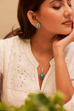 Aadhya Jadau Turquoise Necklace Set