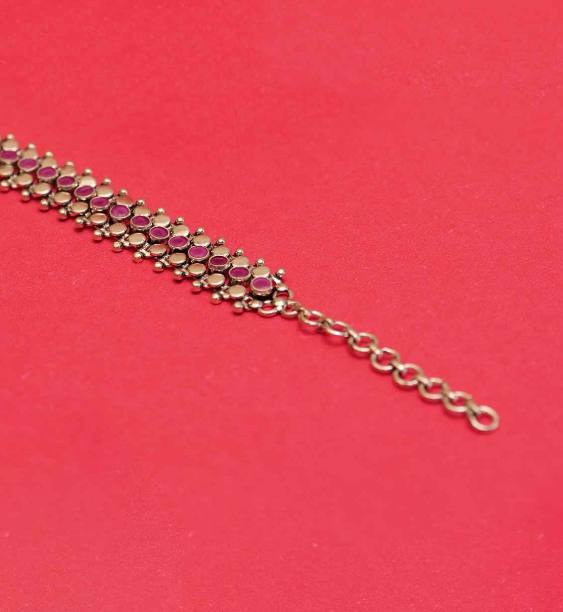 Tattva Ruby Jadau Vintage Bracelet