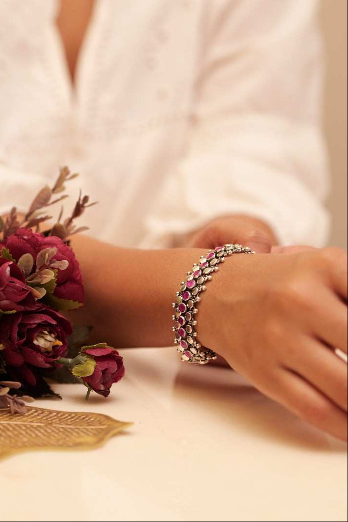 Tattva Ruby Jadau Vintage Bracelet