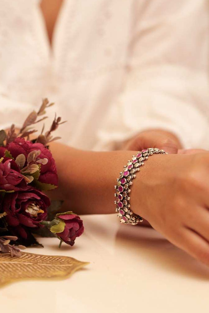 Tattva Ruby Jadau Vintage Bracelet