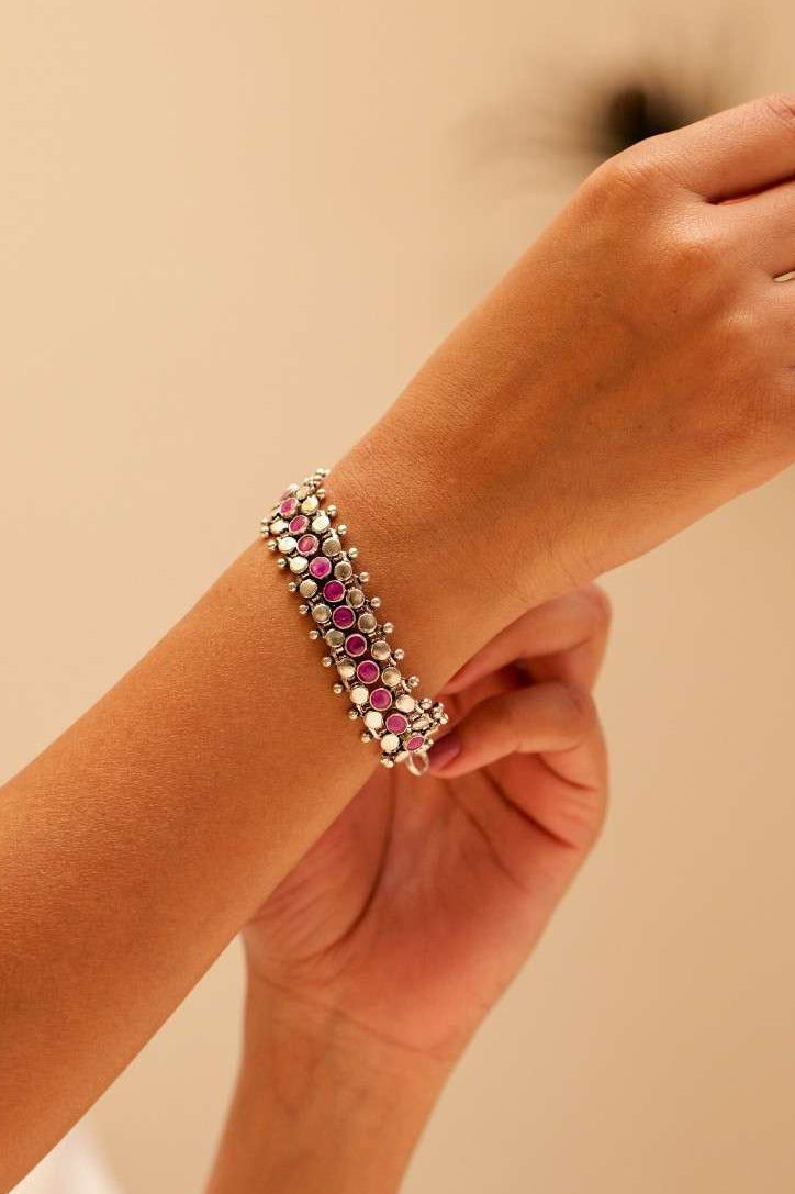 Tattva Ruby Jadau Vintage Bracelet