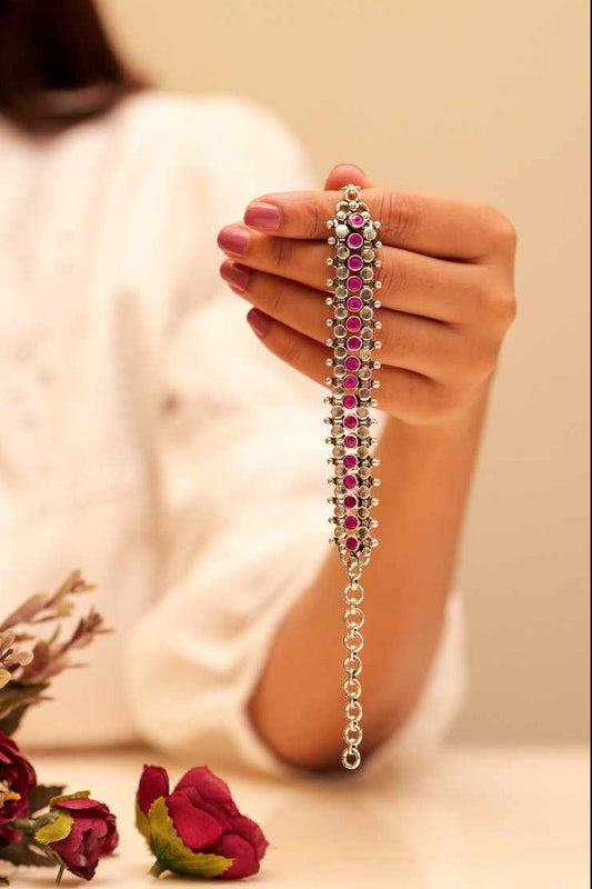 Tattva Ruby Jadau Vintage Bracelet