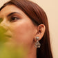 Anaya Flower Jali Ghughri Earring