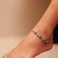 Aadhya Green Flower Anklet Pair
