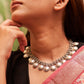 Anokhi Vintage Coin Silver Necklace Set