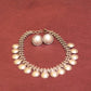 Anokhi Vintage Coin Silver Necklace Set