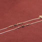 Anokhi Rose Flower Chain Anklet Pair