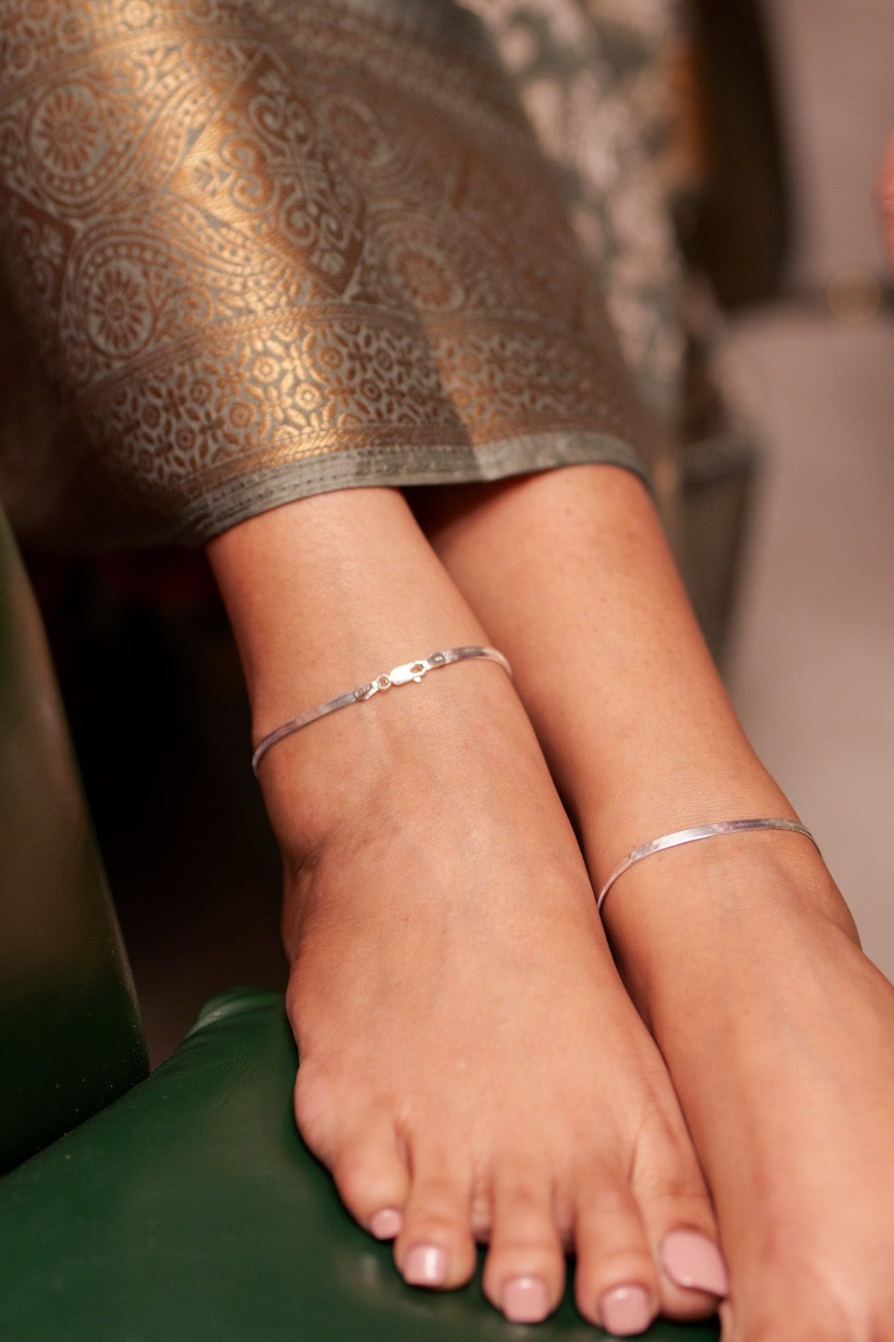 Aadhya Snake Chain Anklet