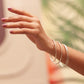 Aadhya Hammered Shine Bangle